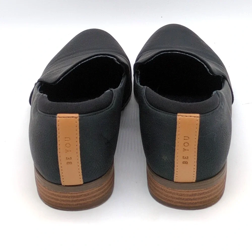 Dr. Scholl's Shoes Womens Rate Black 8.5 Faux Leather Loafer Walking Comfort - Picture 2 of 11